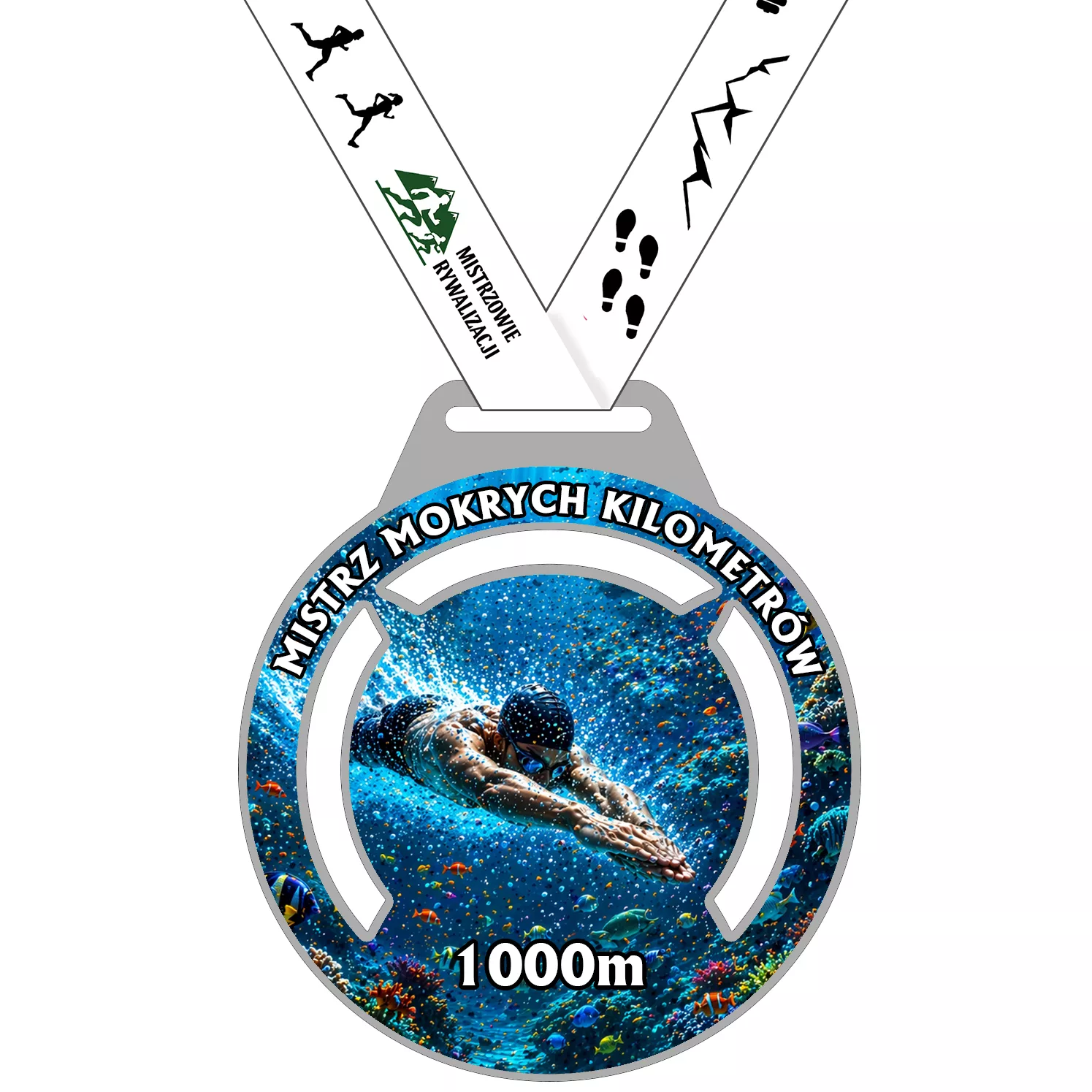Mistrz mokrych kilometrów 1000m / 2000m - wyzwanie wirtualne pływanie
