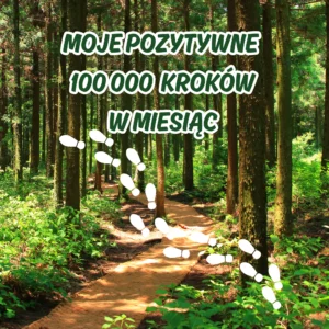 Wyzwanie krokowe - 100 000 / 200 000 kroków w miesiąc - wyzwanie biegowe - BEZPŁATNE