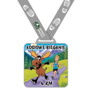 Łosiowe bieganie 4 km / 6 km - bieg wirtualny z medalem