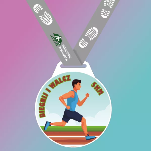 Bieg wirtualny - Biegnij i Walcz 5 km / 10 km - biegowe wyzwania sportowe