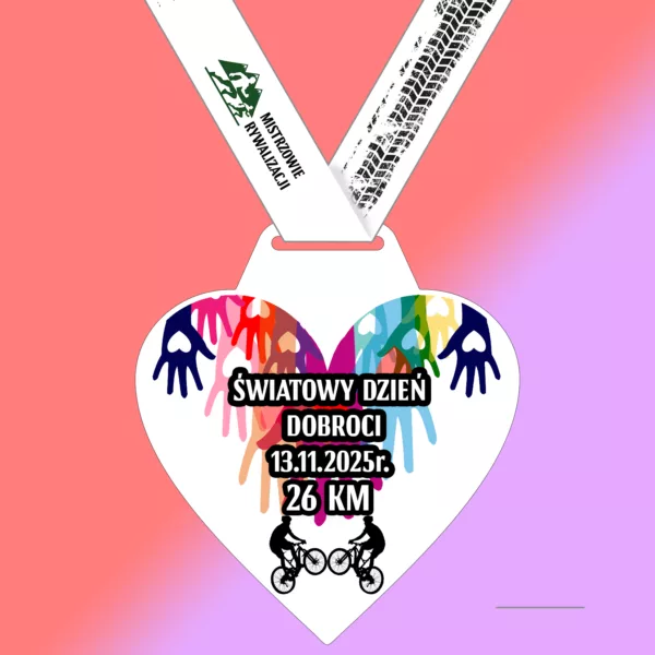 Wyzwanie rowerowe 16 km / 26 km - rajd rowerowy - Światowy Dzień Dobroci 2025
