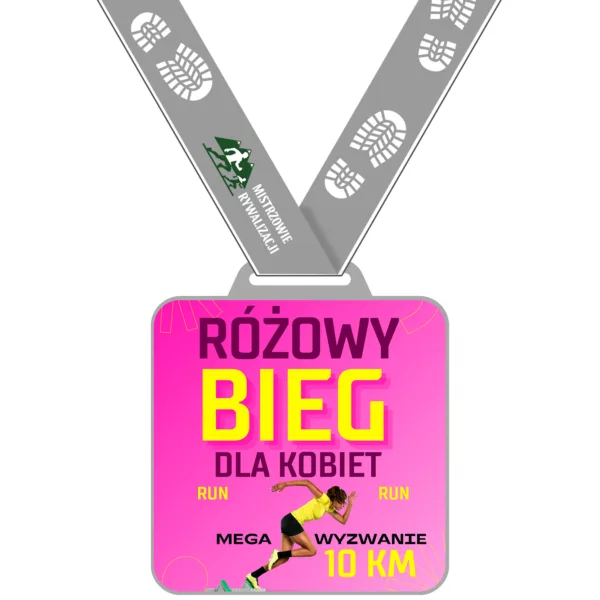 Różowy bieg dla kobiet - bieg wirtualny 2 km / 10 km