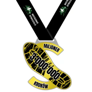 Milioner kroków 3 000 000 kroków - wyzwanie krokowe - biegowe - milion kroków