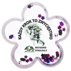 Ramka wodna z kwiatkami Kwiatek statuetka - Każdy krok to zwycięstwo