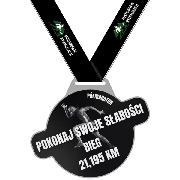 Pokonaj swoje słabości 10 km 21,195 km półmaraton wirtualny - bieg wirtualny