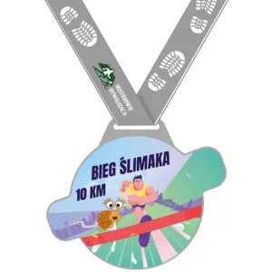 BIEG WIRTUALNY - bieg ślimaka - 10 km - wyzwanie biegowe