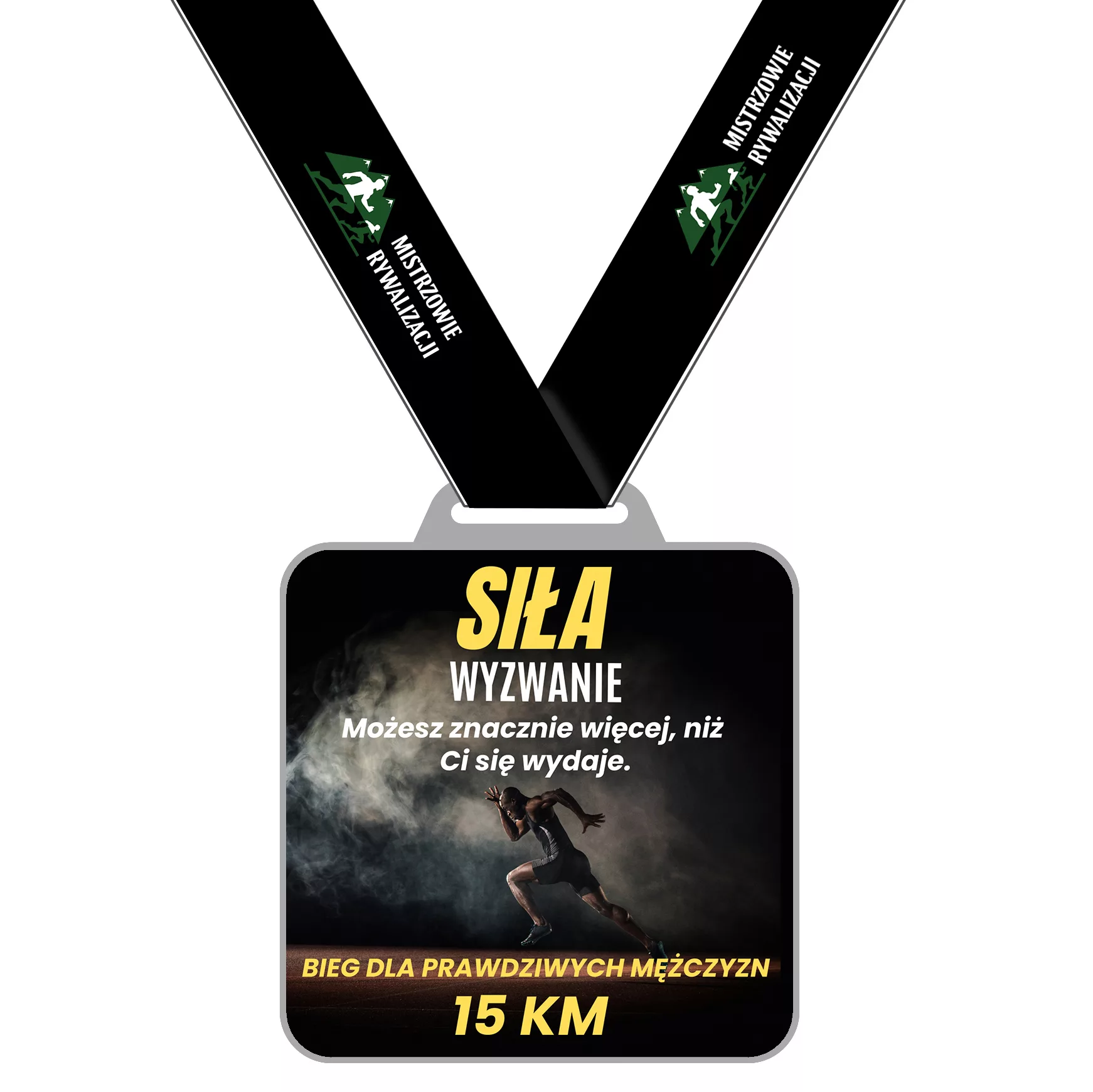 Bieg wirtualny dla prawdziwych mężczyzn - 15 km - wyzwanie biegowe