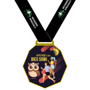 BIEG WIRTUALNY - bieg nocny sowi - 5 km - wyzwanie biegowe