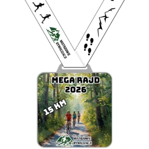 2026 Mega Rajd Mistrzów Rywalizacji 15 km 30 km 60 km - rowerowe wyzwanie QR