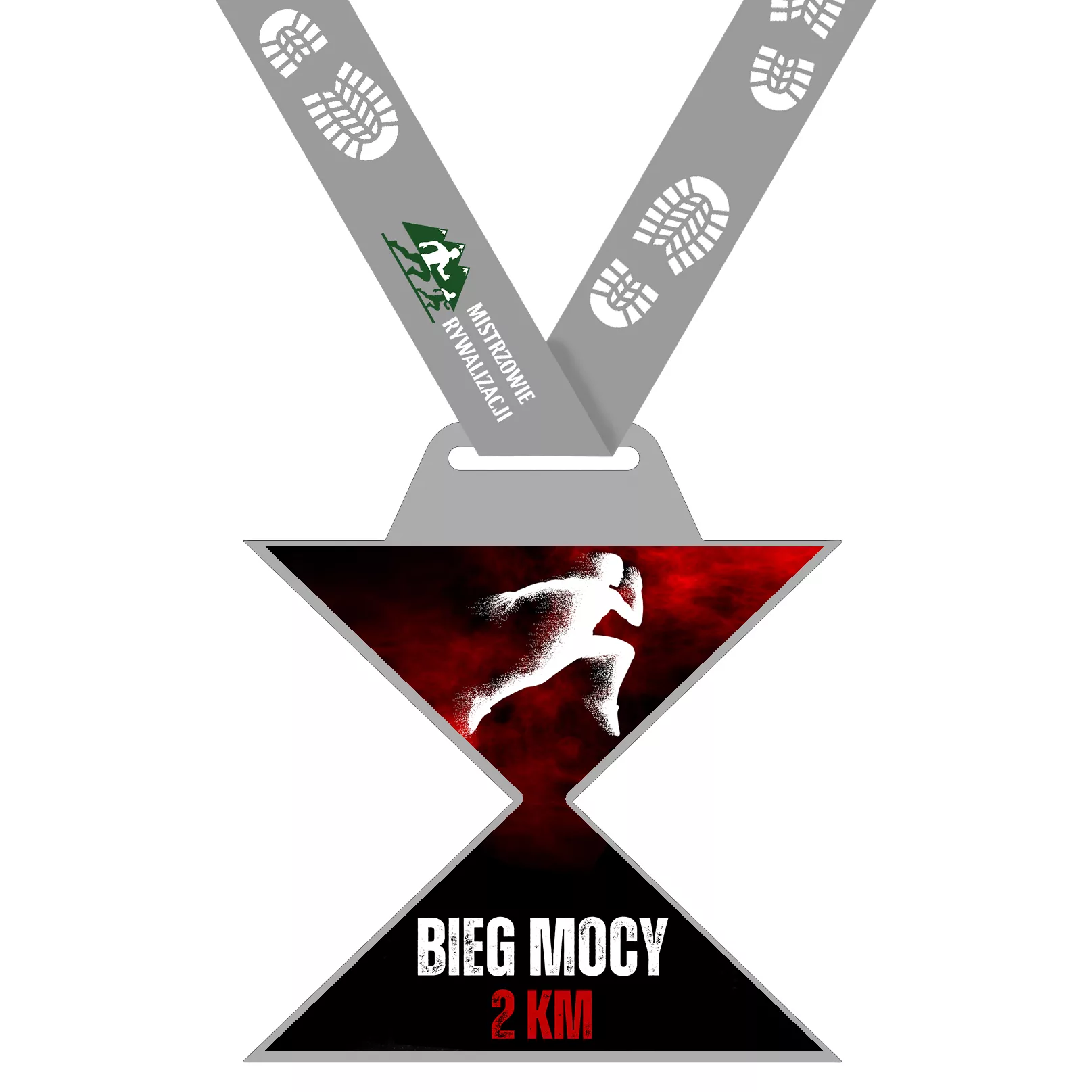 Bieg mocy 2 km 4 km - Bieg wirtualny – biegi wirtualne - biegowe wyzwanie