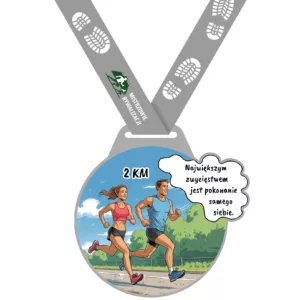 Największym wyzwaniem jest pokonanie samego siebie 2 km 4 km - Bieg wirtualny – biegi wirtualne - biegowe wyzwanie