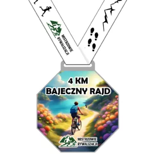 Bajeczny rajd 4 km 6 km - rajd rowerowy - wyzwanie rowerowe dla całej rodziny QR