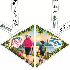 Aktywna Babcia – Aktywny Wnuczek | Zestaw 2 medali